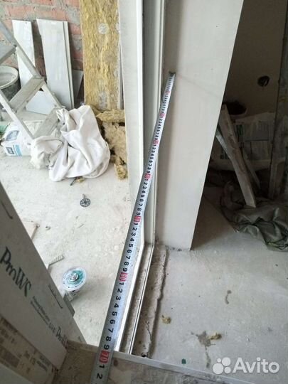 Оконный блок с дверью