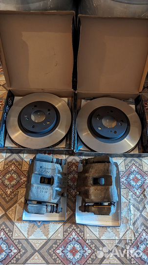Тормоза передние Honda Civic, Accord