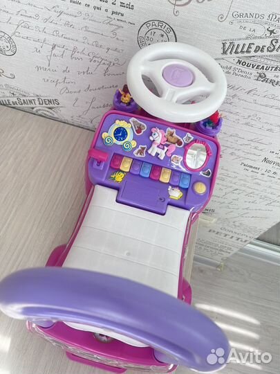 Машинка каталка толокар Kiddieland Принцессы