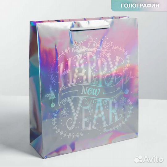 Пакет подарочный новогодний