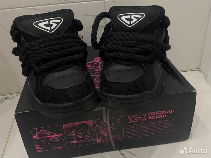 Catsofa черные кроссовки дутые 43