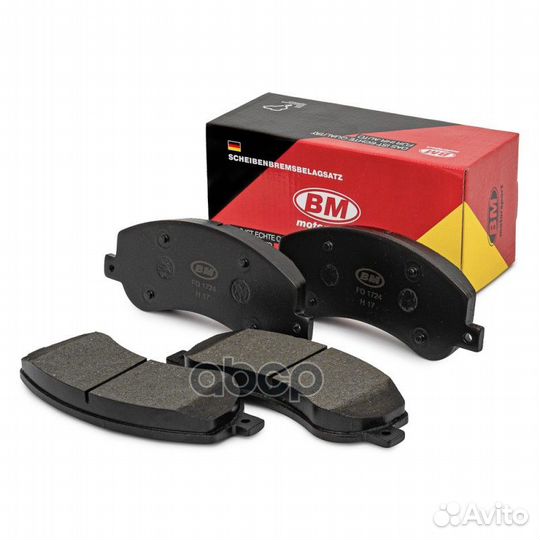 FD1724 колодки дисковые п. Ford Transit 2.2TDC