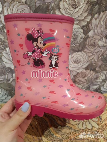 Резиновые сапоги для девочки