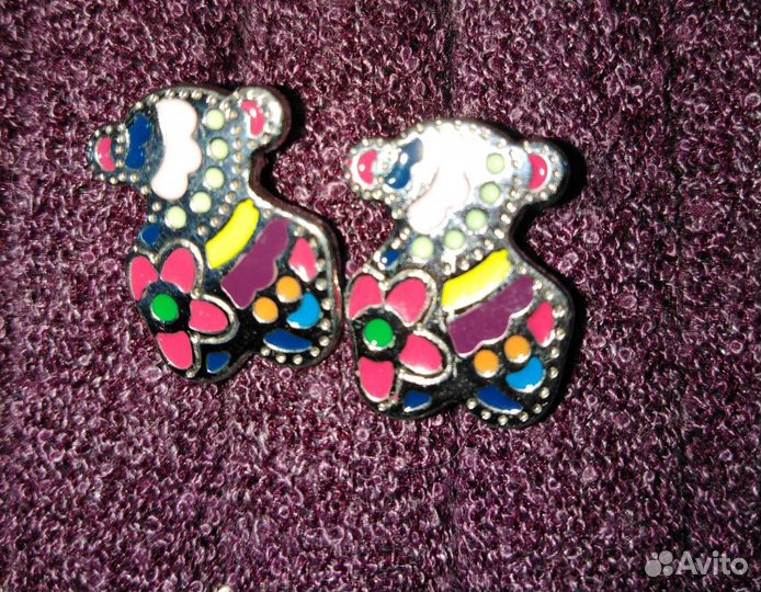 Серьги серебро