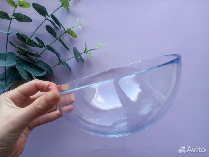 Миска стеклянная новая IKEA Бланда 20 см