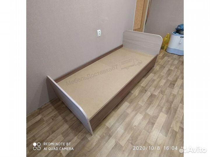 Кровать (80-195), (90-195) венге/молочный(шимо т/с