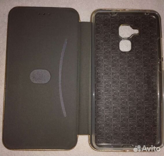 Чехол-книжка для телефона кожаный Honor 5 А/С