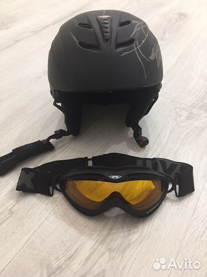 Горные лыжи с креплениями