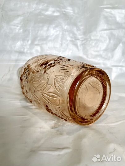 Графин СССР Рябинка Карамельное стекло