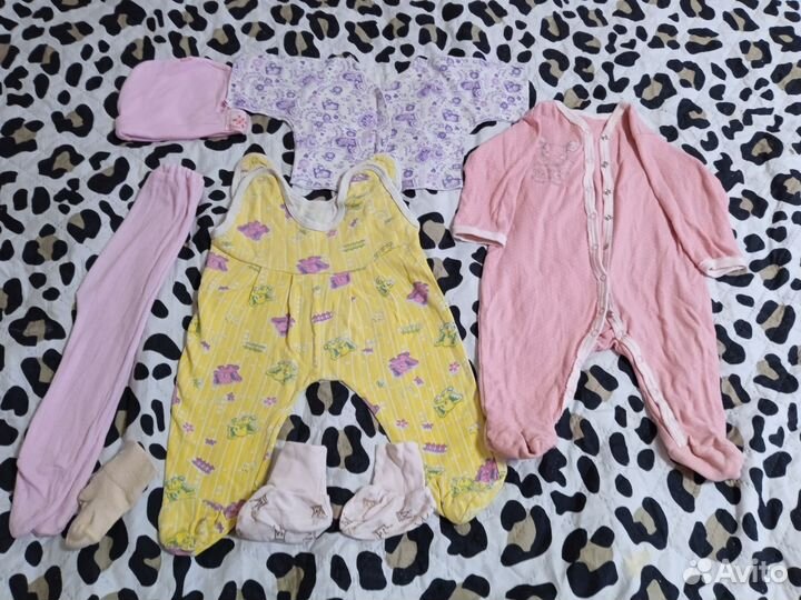 Огромный пакет одежды для девочки от 0 до года