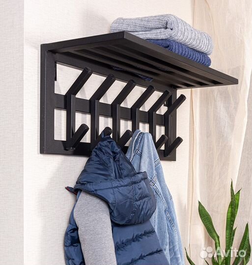 Вешалка настенная в стиле лофт