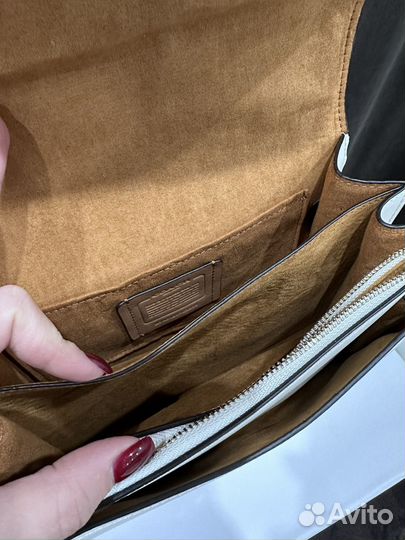 Сумка coach с ромашкой