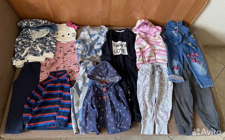 Детские вещи пакетом для девочки 86-92