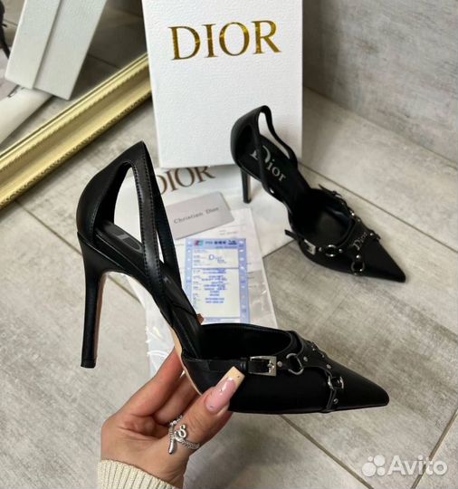 Роскошные туфли Christian Dior 2024 кожа