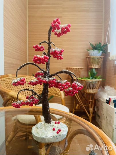 Деревья из бисера