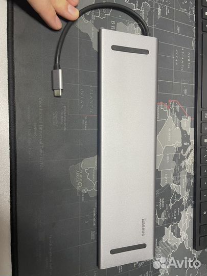 USB-док станция Baseus (Серый)