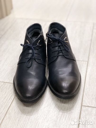 Ботинки кожаные