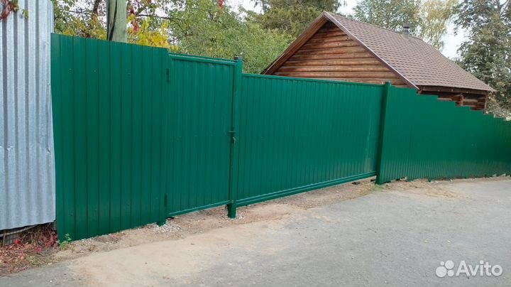 Откатные ворота под ключ с установкой