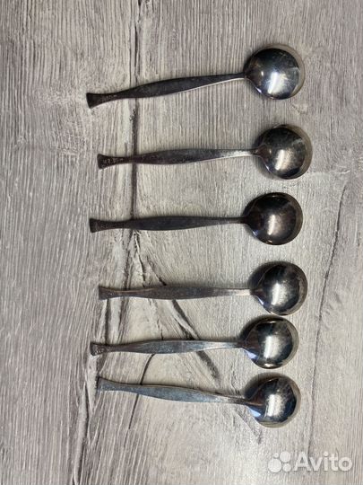 Набор чайных ложек СССР мельхиор