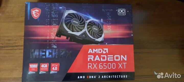 MSI AMD radeon RX 6500 XT