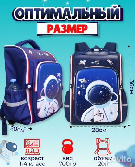 Рюкзак школьный новый 1-4 класс
