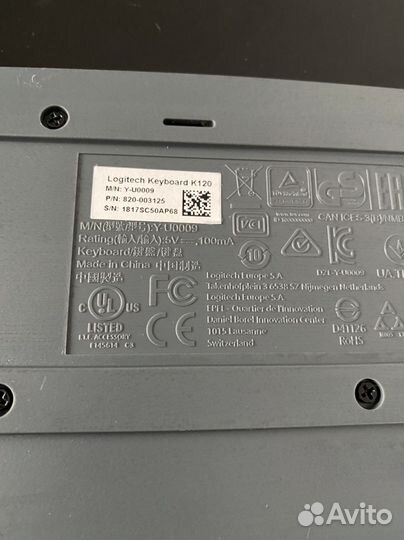 Клавиатура logitech k20