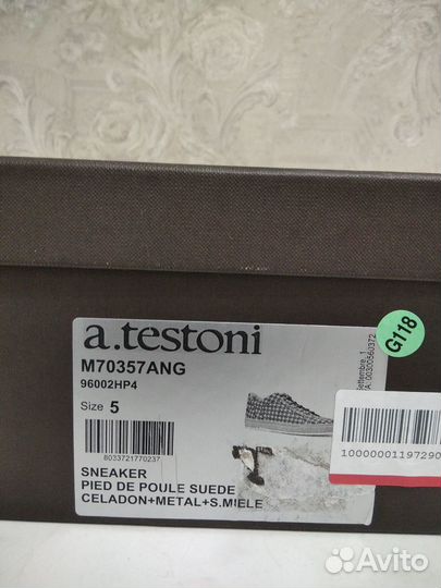 Кроссовки a.testoni