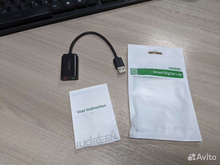 Внешняя звуковая карта с usb на 3.5 jack