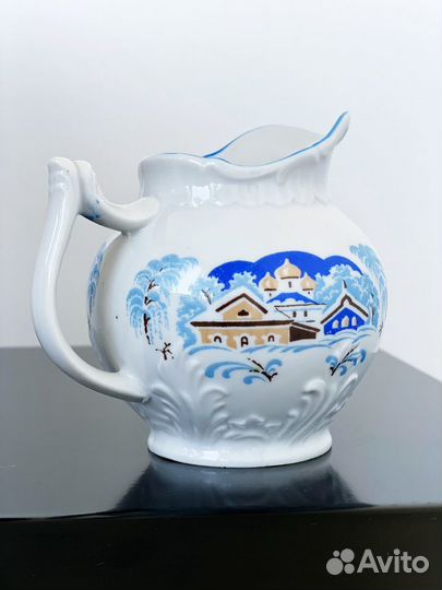 Молочник от сервиза «Зима» Вербилки СССР