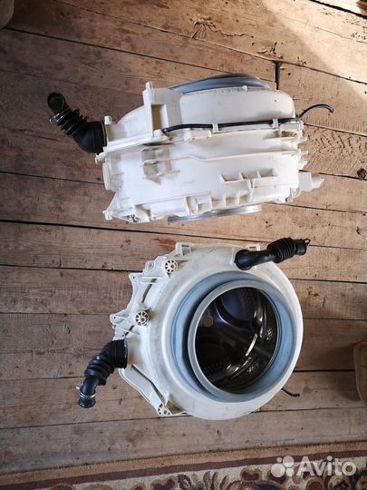 Готовый барабан с замененными подшипниками