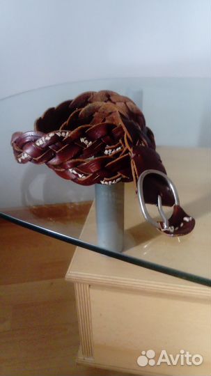 Ремень жен нат кожа Abercrombie&Fitch