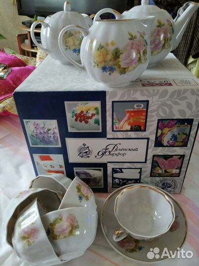 Сервиз чайный.Фарфор императорский.Дулево.Новый