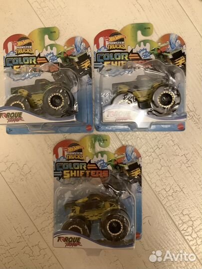 Новая Машина Hot Wheels Monster Truck Color Shifte