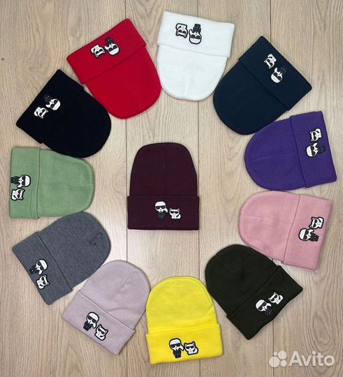 Шапка Karl lagerfeld и кот