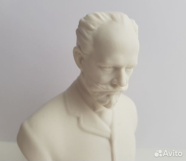 Статуэтка СССР Бюст чайковский Фарфор Бисквит лфз