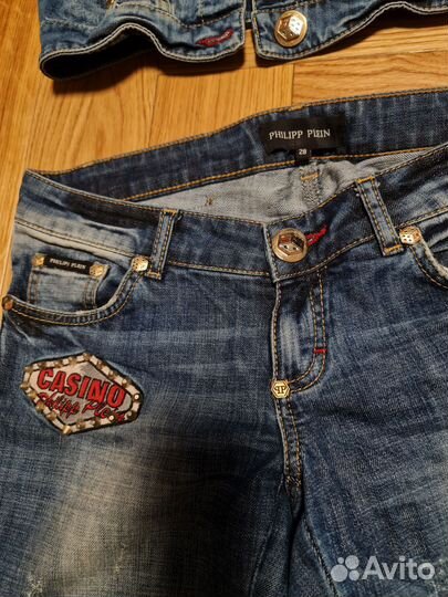 Джинсовый костюм Phillipp Plein