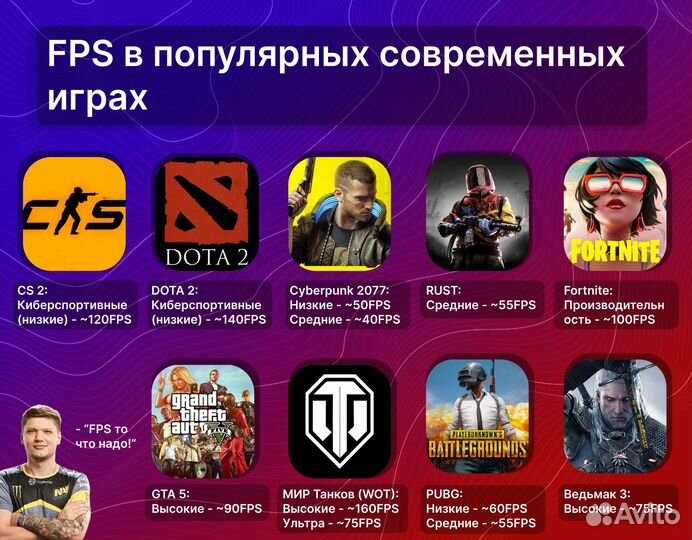 Игровой пк 8/16 ядер, RX 570, 16gb, ssd