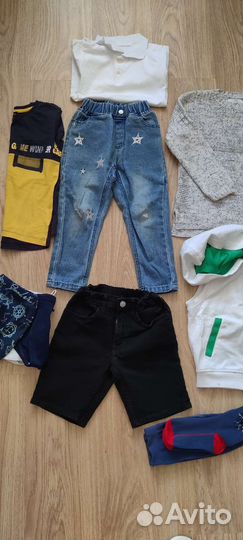 Вещи пакетом на мальчика 110 116