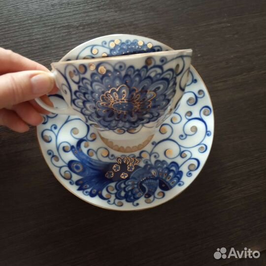 Чашки, блюдца, чайная пара, заварочный чайник