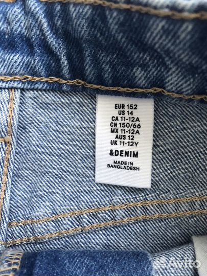 Джинсовые шорты бермуды H&M