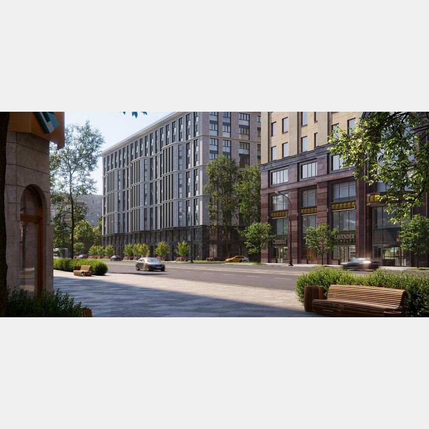 1-к. апартаменты, 49,6 м², 4/10 эт.