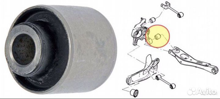 Сайлентблоки передней и задней подвески