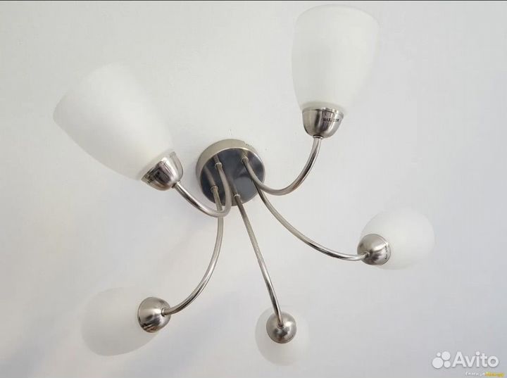 Люстра IKEA halvmane халвмоне Е14 5х45Вт