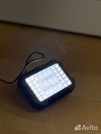 Фара передняя LED одинарная на электровелосипед