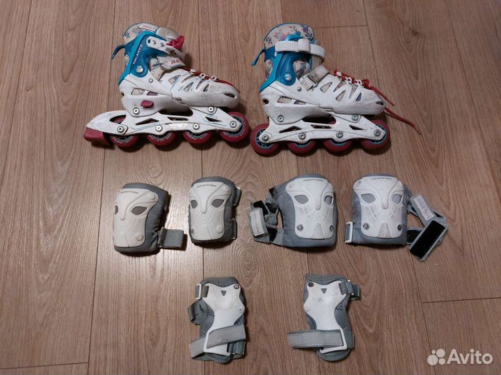 Детские ролики и защита