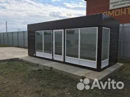 Торговый павильон из сэндвич панелей