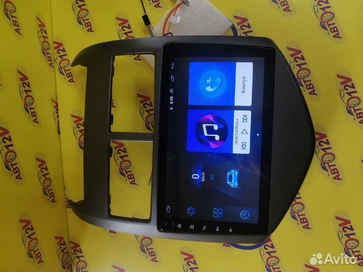 Магнитола Андроид 9 дюйм Chevrolet aveo+рамка+кан