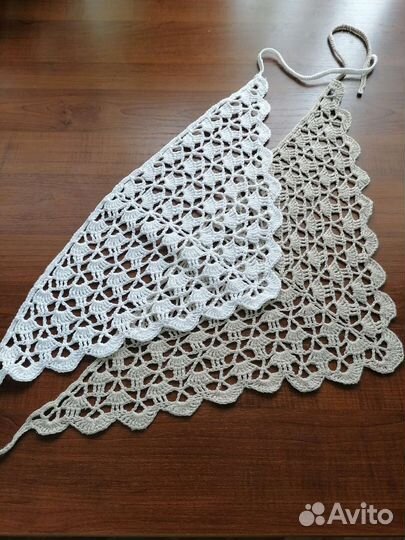 Бандана-косынка и салфетки под кружку