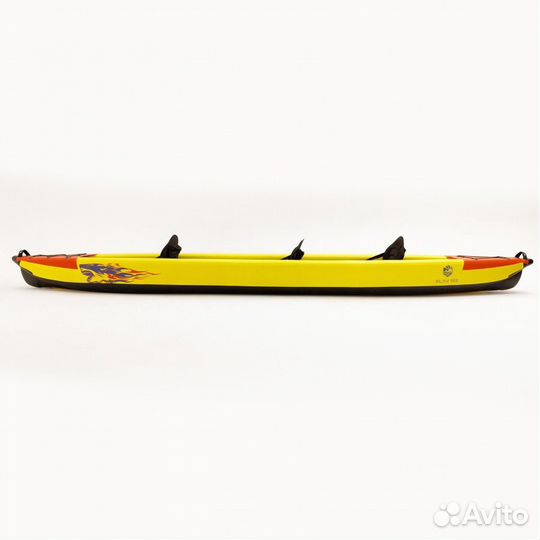 Надувной каяк трехместный blau SEE shark-3 премиум