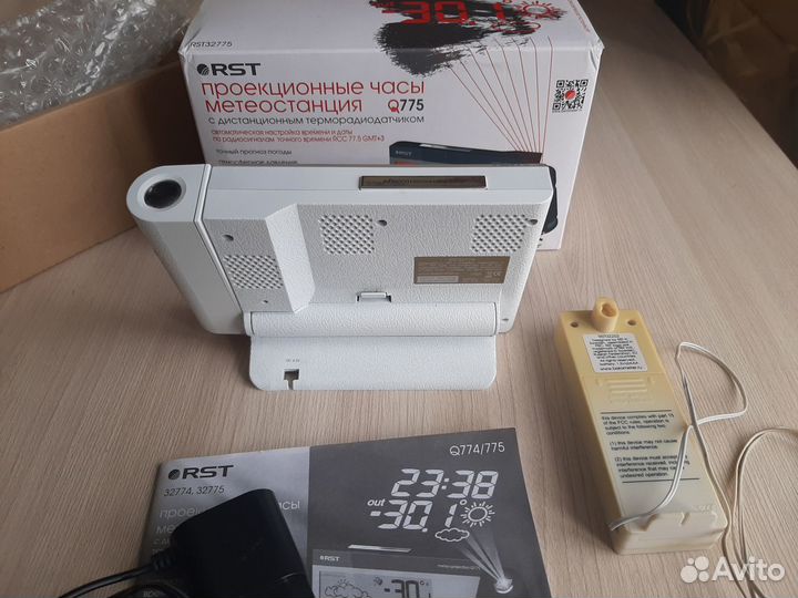 Проекционные часы RST32774 (Q774) метеостанция